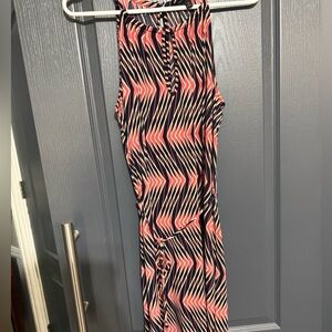 NWT Banana Republic Womens Halter Neck Drawstring Waist Keyhole Dress